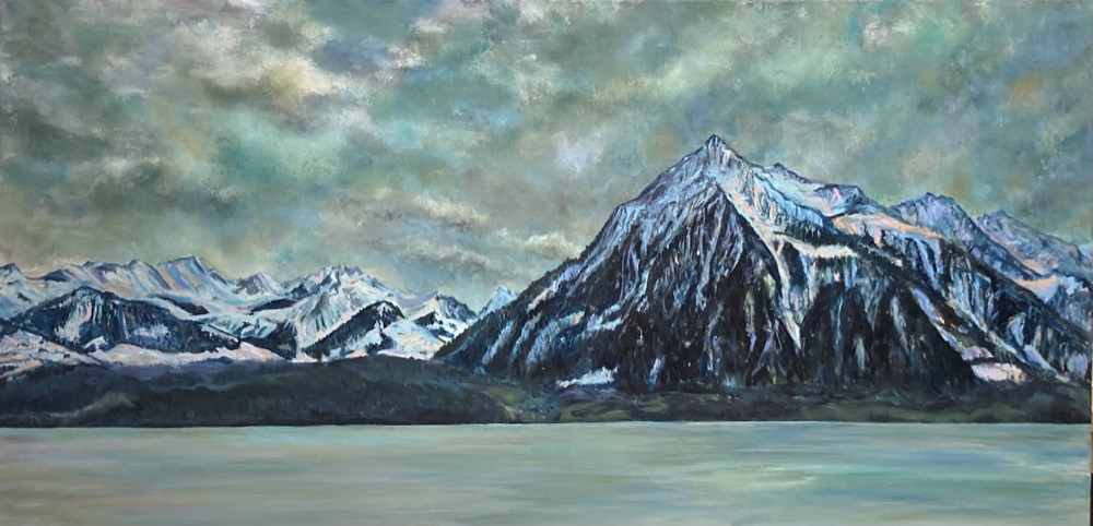 Winterhimmel am Niesen, Thunersee